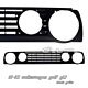 VW Golf 1990-1992 Black Billet Grille
