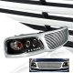 Ford F150 1999-2003 Chrome Billet Grille and Black Projector Headlights
