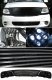 Ford F150 1999-2003 Black Billet Grille and Clear Headlights