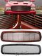 Dodge Durango 1998-2003 Red Leopard Skin Billet Grille