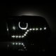 Dodge Ram 3500 2010-2018 Black Halo Projector Headlights LED DRL