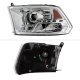 Dodge Ram 1500 2009-2018 Clear Halo Projector Headlights LED DRL