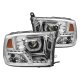 Dodge Ram 3500 2010-2018 Clear Halo Projector Headlights LED DRL