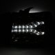 Chevy Silverado 2500HD 2007-2014 Smoked Projector Headlights LED DRL Facelift