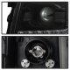 Chevy Silverado 3500HD 2007-2013 Black Projector Headlights LED DRL Facelift