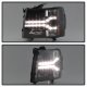 Chevy Silverado 3500HD 2007-2013 Black Projector Headlights LED DRL Facelift