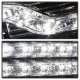 Chevy Silverado 3500HD 2007-2013 Clear Projector Headlights LED DRL Facelift
