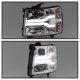 Chevy Silverado 3500HD 2007-2013 Clear Projector Headlights DRL Tube Facelift