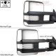 Cadillac Escalade 1999-2000 Chrome Power Towing Mirrors Clear LED Running Lights