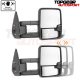 GMC Yukon 1992-1999 Chrome Power Towing Mirrors Clear LED Running Lights
