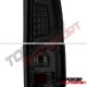 GMC Sierra 1500 2007-2013 Custom LED Tail Lights Smoked