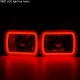 Toyota Pickup 1982-1995 Red Halo Tube Sealed Beam Headlight Conversion