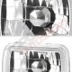 Chevy 1500 Pickup 1988-1998 Red Halo Tube Sealed Beam Headlight Conversion