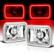 Chrysler Conquest 1987-1989 Red SMD LED Sealed Beam Headlight Conversion