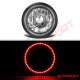 VW Vanagon 1981-1985 Red SMD LED Black Chrome Sealed Beam Headlight Conversion