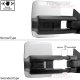GMC Yukon 2007-2014 White Towing Mirrors Smoked LED Lights Power Heated