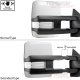 GMC Yukon XL 2007-2014 White Towing Mirrors Clear LED DRL Power Heated