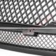 Chevy Avalanche 2003-2006 Black Gray Grille and Smoked Headlights Set