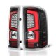 GMC Sierra 1500 2014-2018 Custom LED Tail Lights Black Red