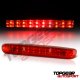 Chevy Silverado 2007-2013 Red Full LED Third Brake Light Cargo Light