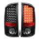 Dodge Ram 2007-2008 Black LED Tail Lights