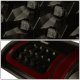 Dodge Ram 2007-2008 Black Smoked LED Tail Lights Red Tube
