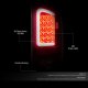 Dodge Ram 2500 2007-2009 Black Smoked LED Tail Lights Red Tube