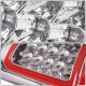 Dodge Ram 3500 2007-2009 Chrome LED Tail Lights Red Tube