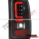 Dodge Ram 1994-2001 Black LED Tail Lights Red Tube