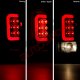 Dodge Ram 2500 1994-2002 Black LED Tail Lights Red Tube