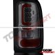Dodge Ram 2500 1994-2002 Smoked LED Tail Lights Red Tube