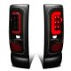 Dodge Ram 1994-2001 Black Smoked LED Tail Lights Red Tube