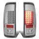 Ford F250 Super Duty 1999-2007 Chrome LED Tail Lights