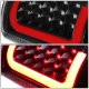 Chevy Suburban 2000-2006 Black LED Tail Lights Red Tube