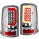 Chevy Tahoe 2000-2006 Chrome LED Tail Lights Red Tube
