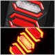 Jeep Wrangler JK 2007-2017 Custom LED Tail Lights Red Tube
