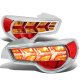 Subaru BRZ 2013-2020 Chrome LED Tail Lights Amber Signal