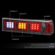 Ford Mustang 1987-1993 Black LED Tail Lights