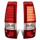 Chevy Silverado 1999-2002 Red LED Tail Lights