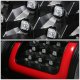 Chevy Silverado 3500 2001-2002 Black LED Tail Lights Red Tube