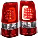 Chevy Silverado 1999-2002 LED Tail Lights Red Tube