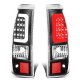 Chevy Silverado 2003-2006 Black LED Tail Lights Tube