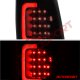 Chevy Silverado 3500 2003-2006 Black Smoked LED Tail Lights Red Tube