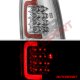 Chevy Silverado 2003-2006 Chrome LED Tail Lights Red Tube