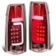 GMC Sierra 1988-1998 Red LED Tail Lights Tube