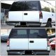 Chevy 3500 Pickup 1988-1998 Black LED Tail Lights Red Tube