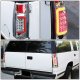 GMC Suburban 1992-1999 Chrome LED Tail Lights Red Tube
