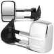 Chevy Silverado 2007-2013 Chrome Towing Mirrors Power Heated