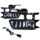 Chevy Silverado 3500 2001-2002 Smoked Fog Lights Kit