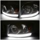Dodge Ram 2006-2008 Black Headlights LED DRL Tube